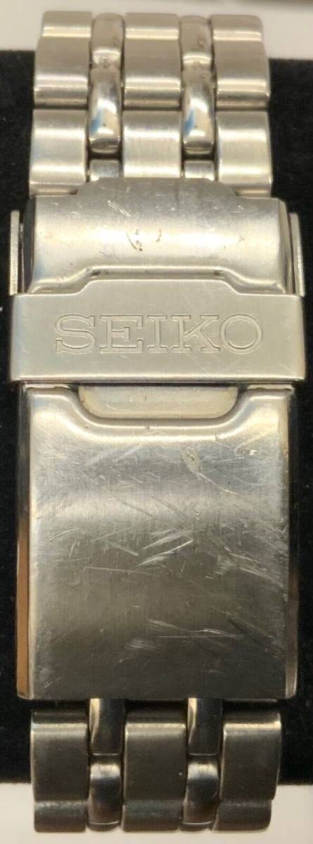 Seiko Kinetic Sports 50 5M43-0B19 Silver Stainless Steel Men's Watch  Vintage 海外(海外商品購入代行)｜売買されたオークション情報、yahooの商品情報をアーカイブ公開 - オークファン（）