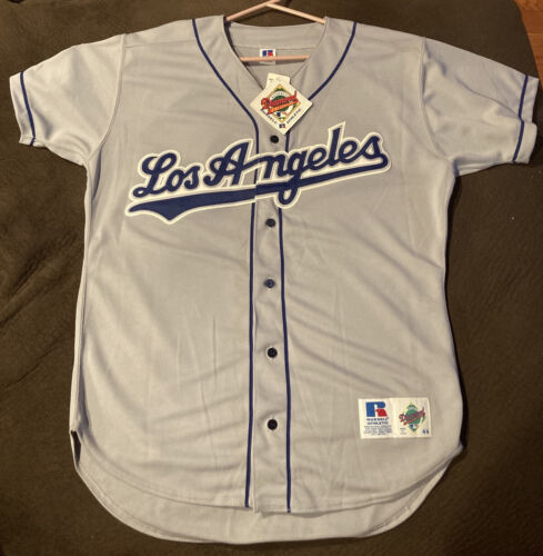 1999 LA Los Angeles Dodgers Authentic Away Jersey Russell Athletic Size 44 NEW 海外 即決