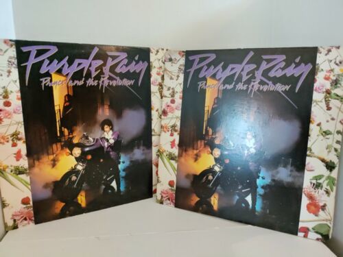 1984 Purple レイン Prince Vintage Vinyl Records 2 Copies Excellent Condition Super 海外 即決 - 0