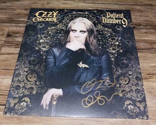 Ozzy Osbourne SIGNED VINYL Patient #9 Autographed LE Crystal Violet ACOA 海外 即決