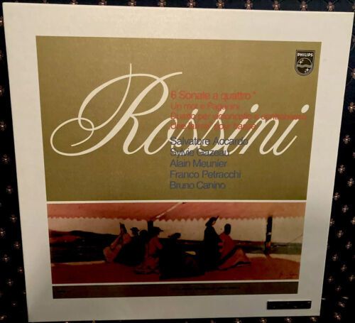 Salvatore Accardo - Rossini 6 Sonate A Quattro. 2 Discs Box Set180 Gram Vinyl LP 海外 即決