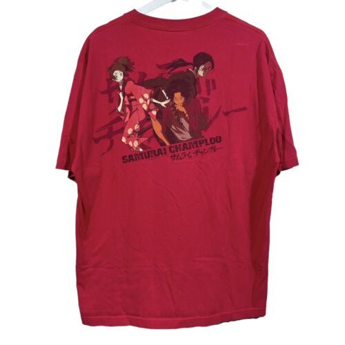 Vintage ODM Samurai Champloo Anime Manga T Shirt XL 22.5x28.5 海外 即決