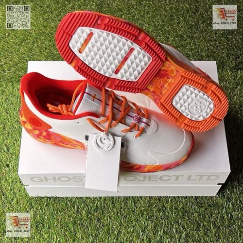 G/Fore GFORE MG4+ Ghost Project Golf Shoe Sneakers 9 Orange White Camo 海外 即決