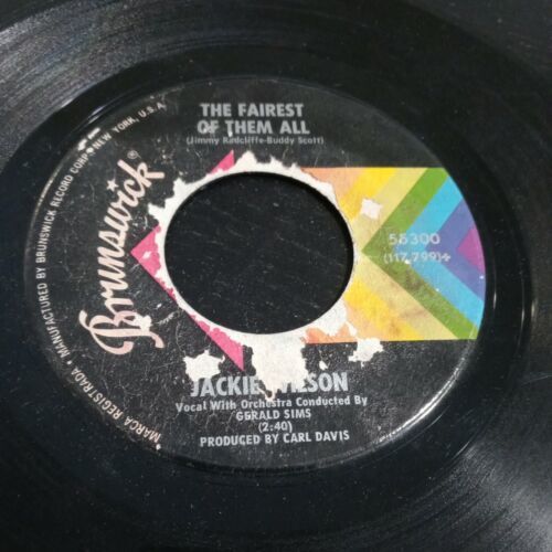 Jackie Wilson "Whispers/The Fairest Of Them All" 45 Northern Motown ソウル 海外 即決