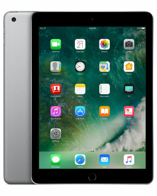 Apple iPad 5th Gen. 32GB, Wi-Fi, 9.7in - Space Gray (CA) 海外 即決