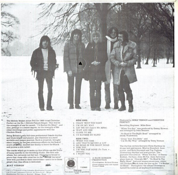 Christine Perfect - s/t (1970) Blue Horizon S 7-63860 vinyl NEW Italy rare 海外 即決 - 1