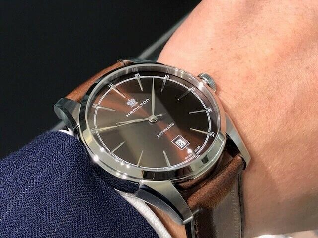 BRAND NEW* HAMILTON Men's Spirit Of Liberty Auto Brown Dial Watch ...