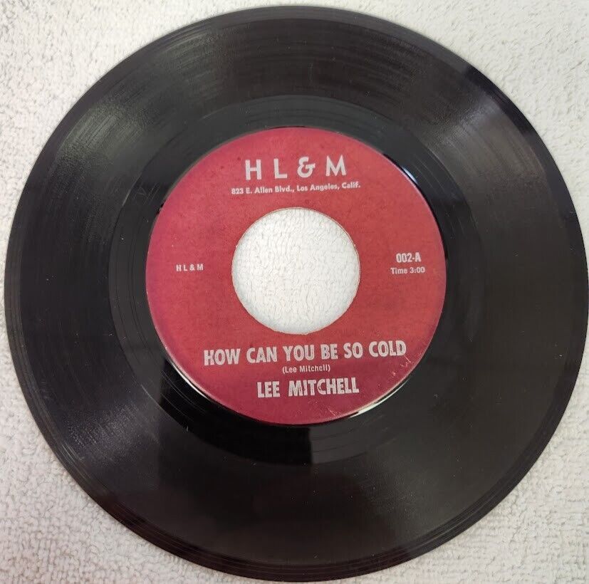 H L & M 002 Lee Mitchell How Can You Be So Cold レア R&B 45rpm VG+ 海外 即決