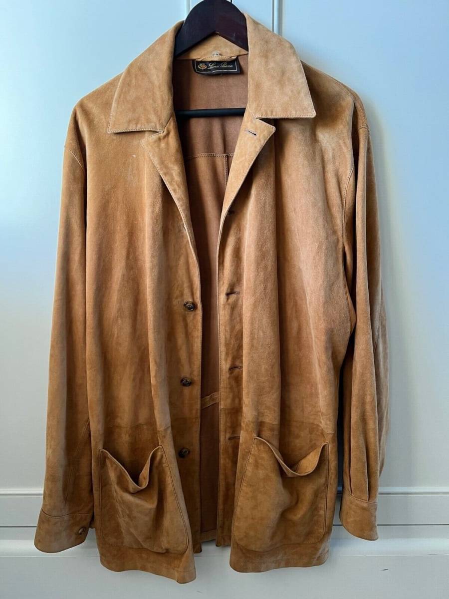 Loro Piana suede leather jacket - Mens Large 52 海外 即決