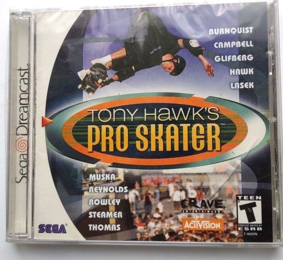 Tony Hawk's Pro Skater Video Game Sega Dreamcast Collectors New Factory Sealed 海外 即決