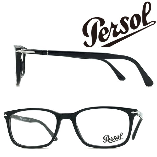 Persol メガネフレーム ブランド ペルソール ブラック 眼鏡 0PO-3189-95