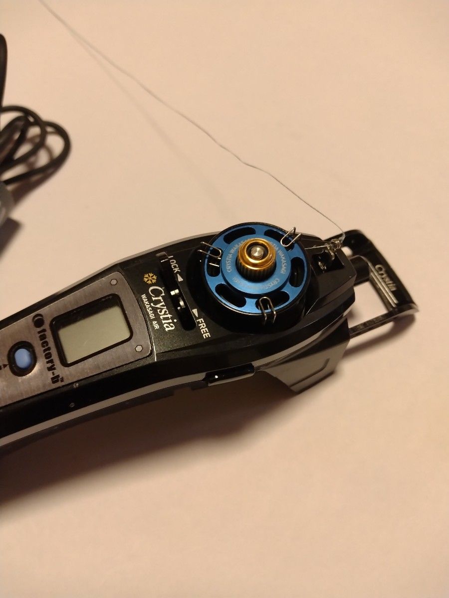 ダイワクリスティア ワカサギAIR 電動リール 中古品 ガンメタ ダイワクリスティア ワカサギAIR 電動リール 中古品 ガンメタ