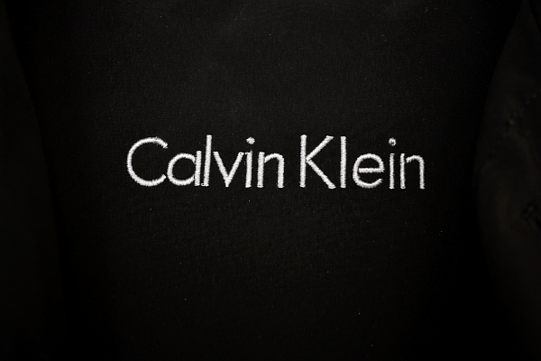 A-4254★Calvin Klein カルバンクライン★正規品 ブラック黒色 脱着可能なライナー付き ビジネス フライフロント ステンカラー コート 38R_画像3