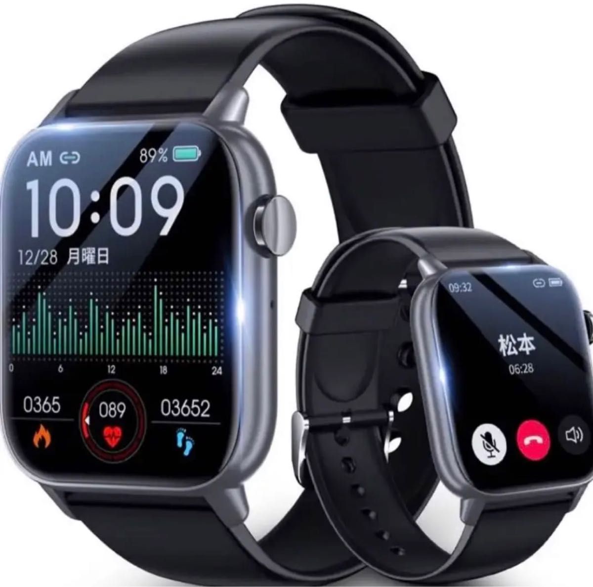 特価　高性能　スマートウォッチ　Bluetooth通話機能　スピーカー&高性能マイクが内蔵　smart watch