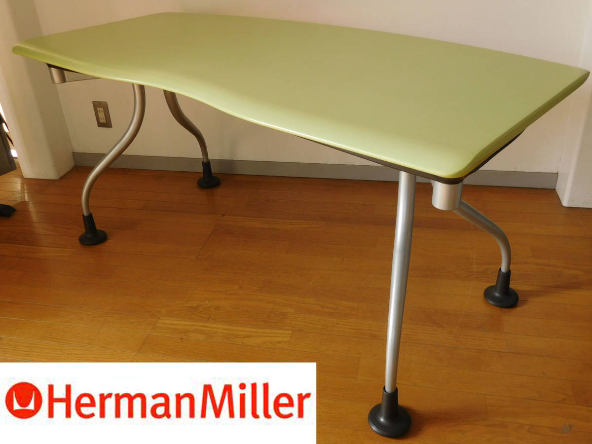 ◆ハーマンミラーKIVA ウイング デスク◆高機能モダン希少ヴィンテージ名作テーブル机HermanMiller 検:イームズ ネルソンVITRAヴィトラUSM _画像1