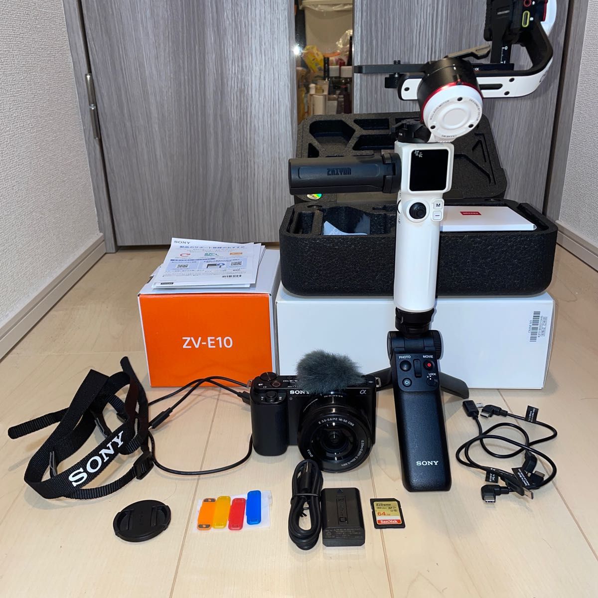 卸売 Sony ZV-E10 RS2 最強豪華セット Pro ジンバル DJI ミラーレス