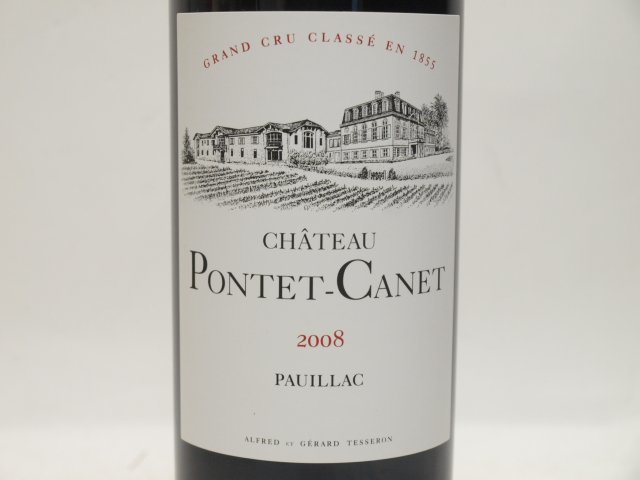 Chateau Pontet-Canet シャトー・ポンテ・カネ 2008年 750ml☆ASH