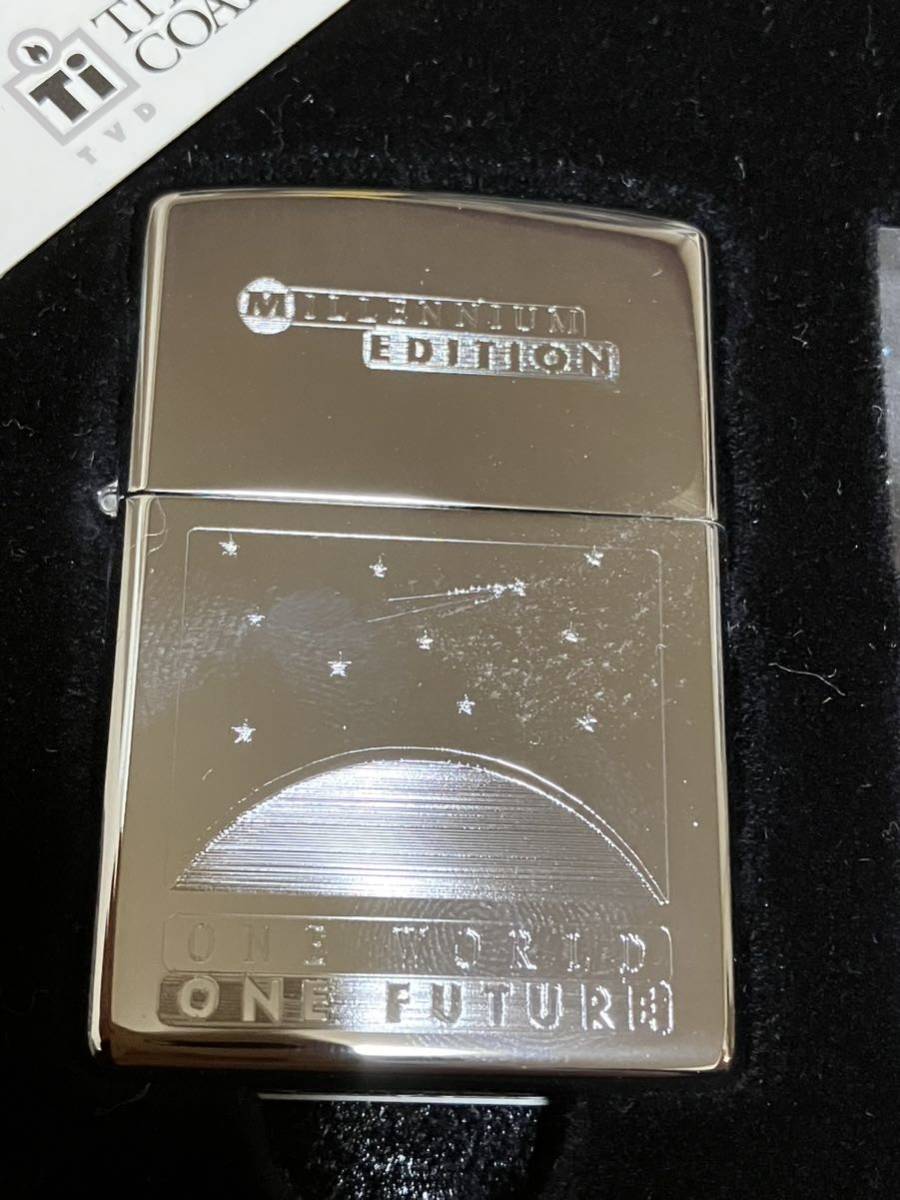 ZIPPO ジッポONE WORLD ONE FUTURE未使用品チタン製※MILLENNIUM