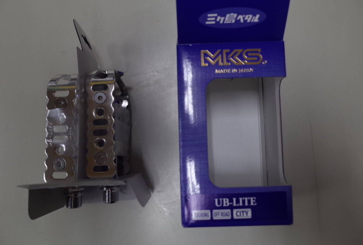 MKS(三ヶ島)　UB-LITE ペダル　シルバー_画像3