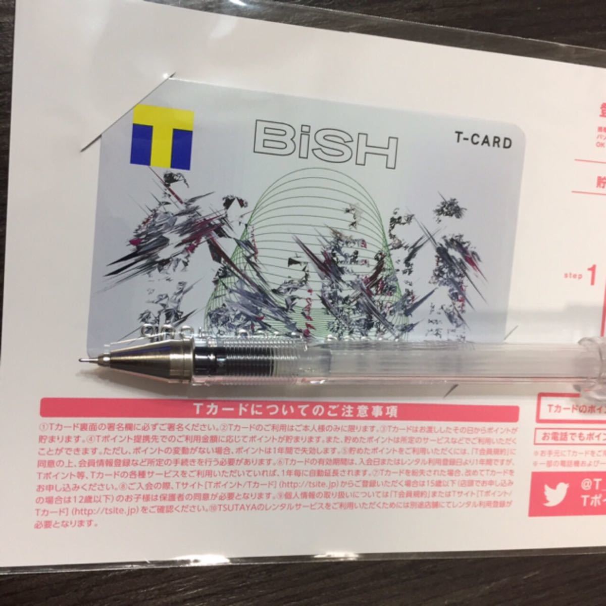 Tカード Tポイントカード BISH アルバムジャケットver_画像2