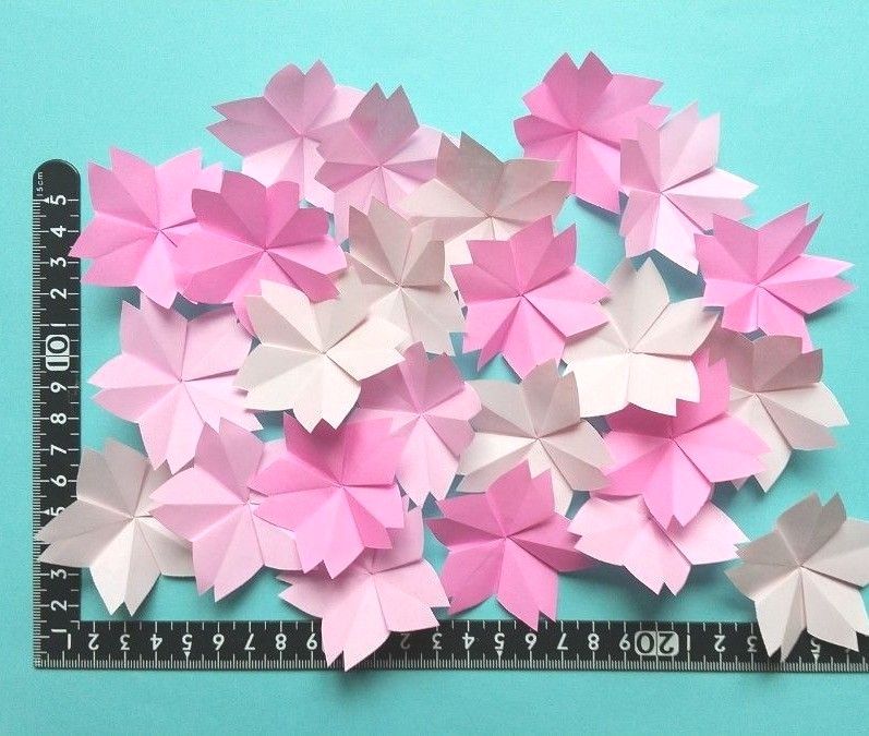 壁面飾り 折り紙 桜 (小) 春