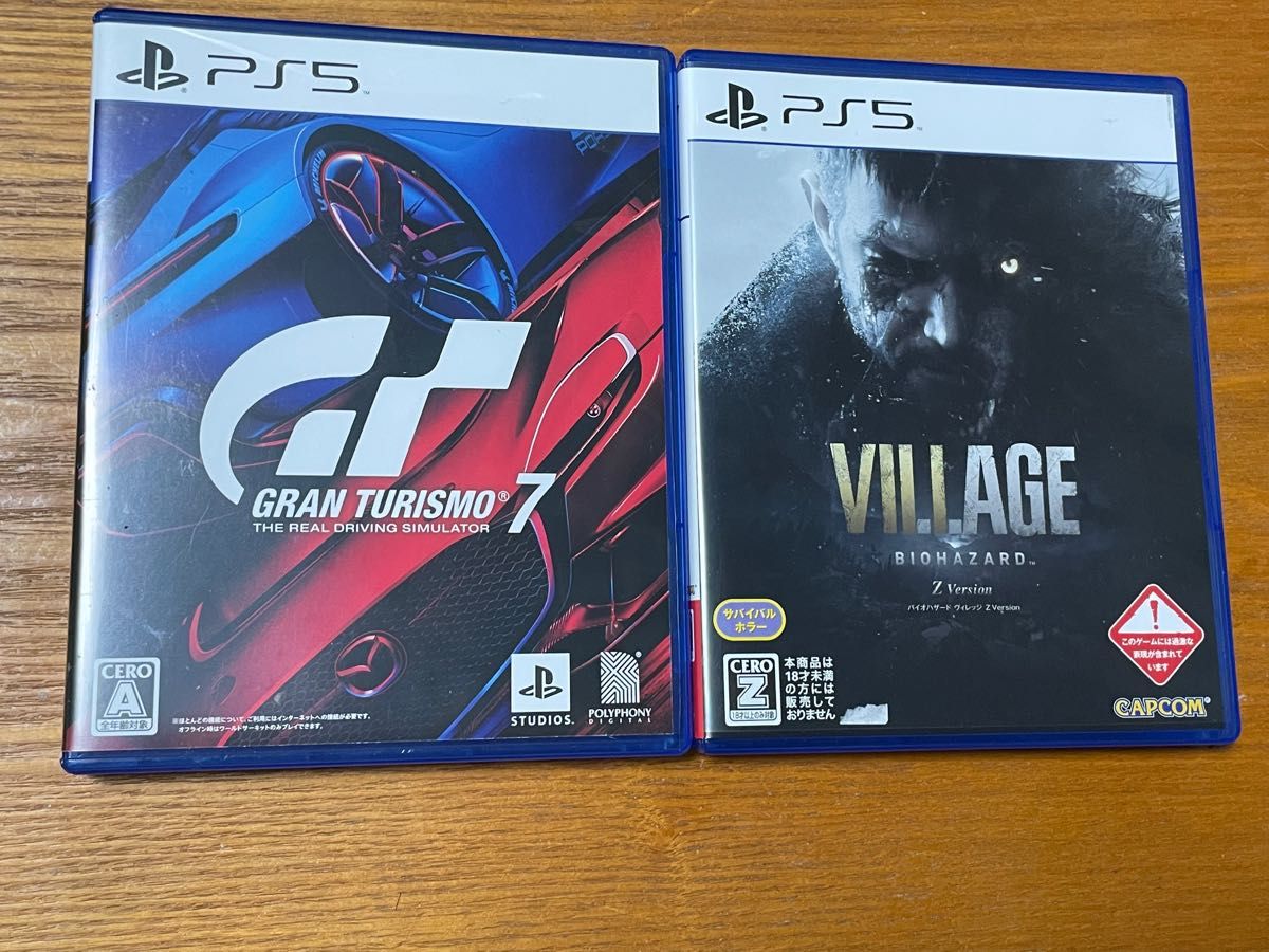 PSVR2 対応ソフトセット PS5 グランツーリスモ7 & バイオハザード 8
