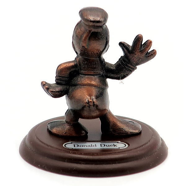  Disney Donald metal figure collection bronze Gacha Gacha Eugene company 1900 period 