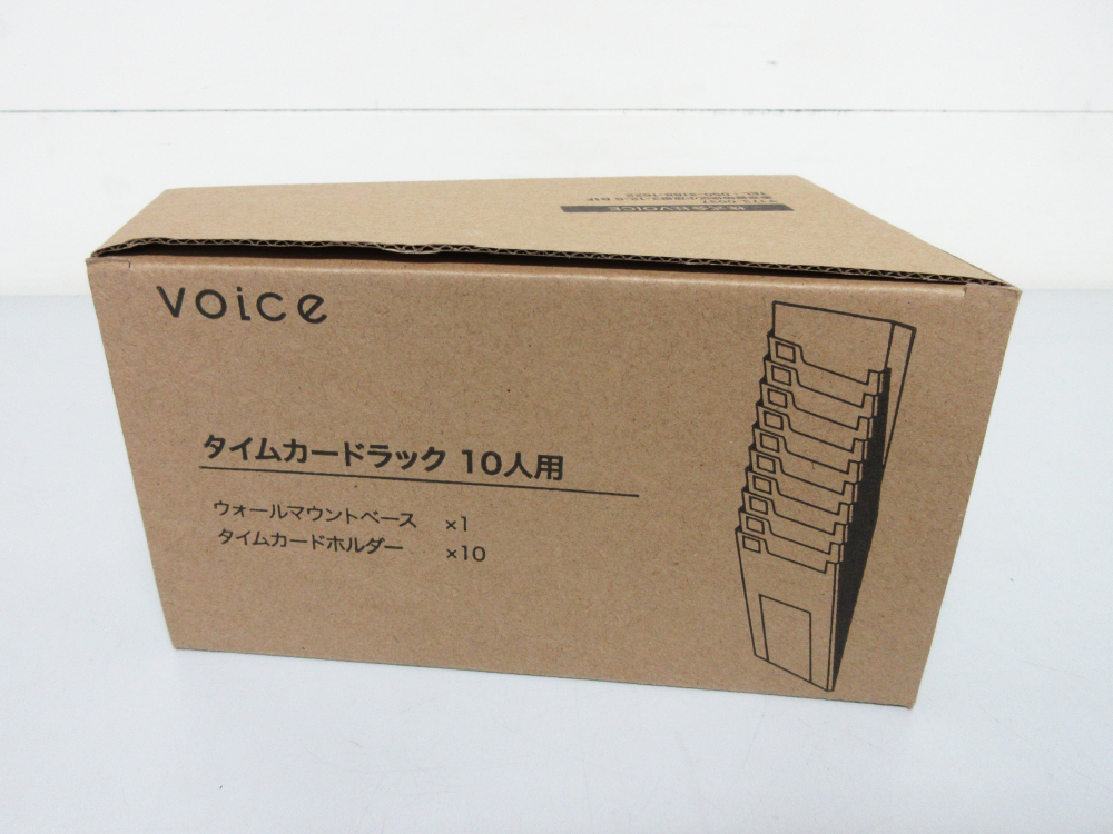 ★Voice　タイムレコーダー　VT-1000　ダイムカード200枚　カードラック付★_画像7