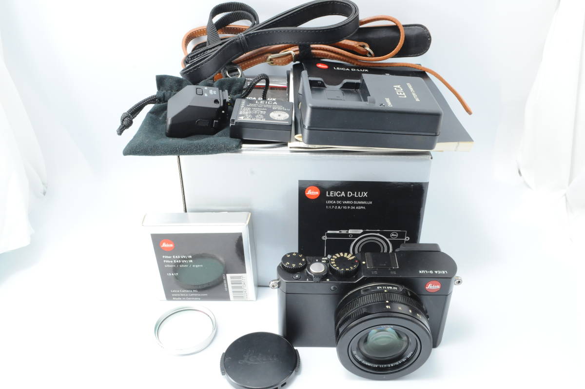 ★極美品★ライカ LEICA D-LUX Typ 109 ブラック 付属品多数 WiFi機能搭載 コンパクトデジタルカメラ