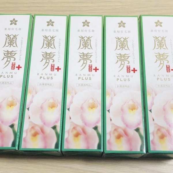 蘭夢 らんむ 黄金率+ 育毛剤 (育毛ローション) 100ml 5本セット