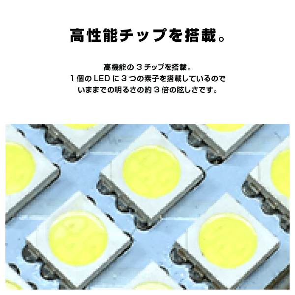 ラグレイト RL1 LED ルームランプ 5点set 高性能チップ採用 ホワイト 白 ポジション+ナンバー灯付きの画像3