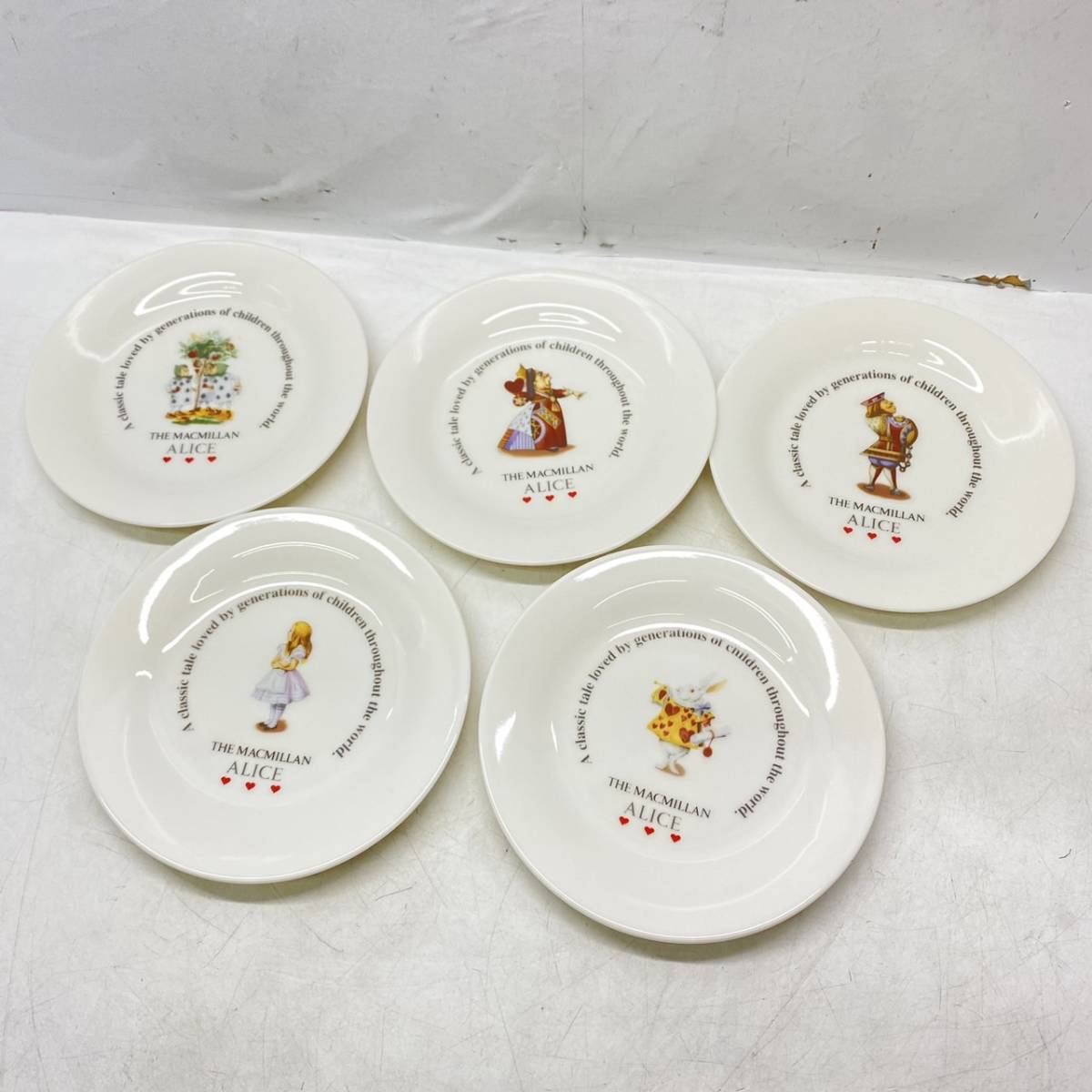  free shipping g16308 THE MACMILLAN ALICEmak Milan Alice approximately 15. plate small cake plate set 5 sheets MAEBATA