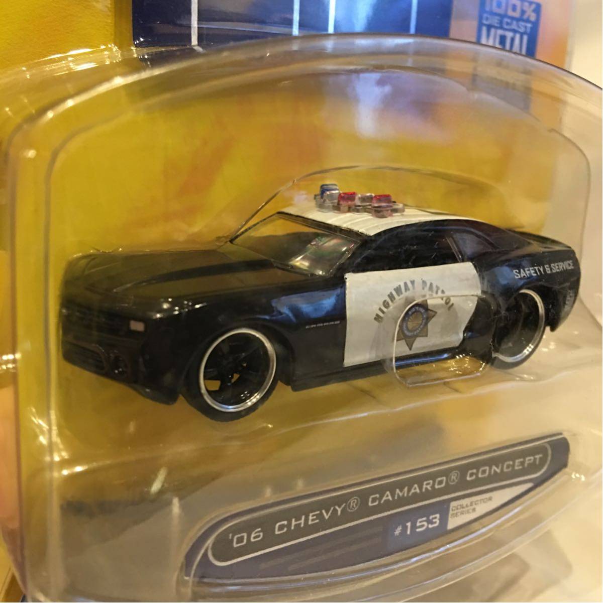  unopened Jada 1/64 CHEVY CAMARO concept patrol car custom minicar Chevy Camaro concept 2006 year Police * car model car 