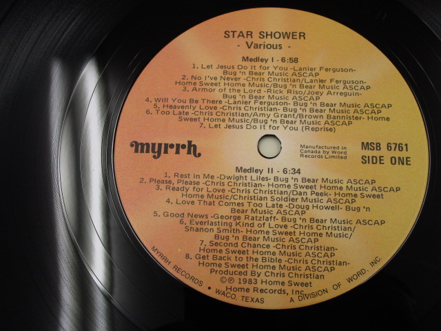 【LP/AOR】 VARIOUS / STAR SHOWER (カナダ盤）_画像4