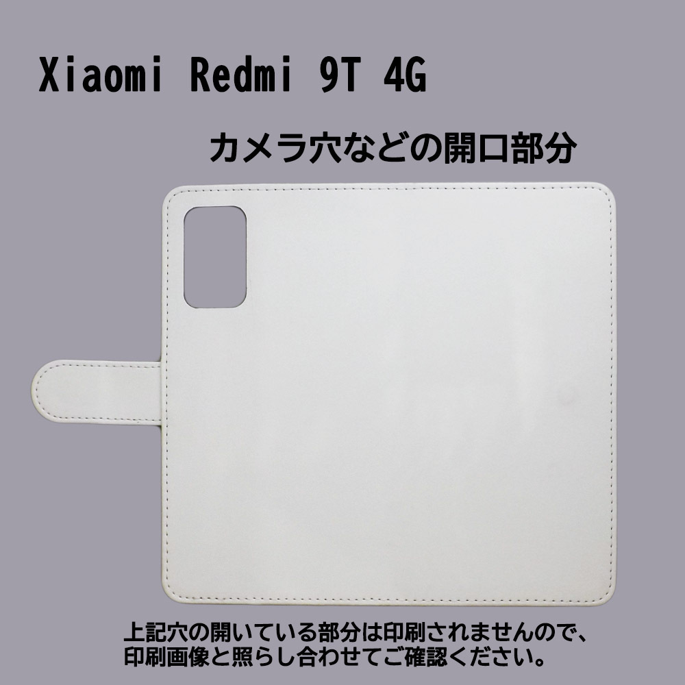 Xiaomi Redmi 9T　スマホケース 手帳型 プリントケース 花柄 鳥 花 鳥かご ハート おしゃれ_画像3