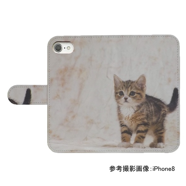 iPhone7 plus/iPhone8 plus　スマホケース 手帳型 プリントケース ネコ キャット かわいい 猫_画像3
