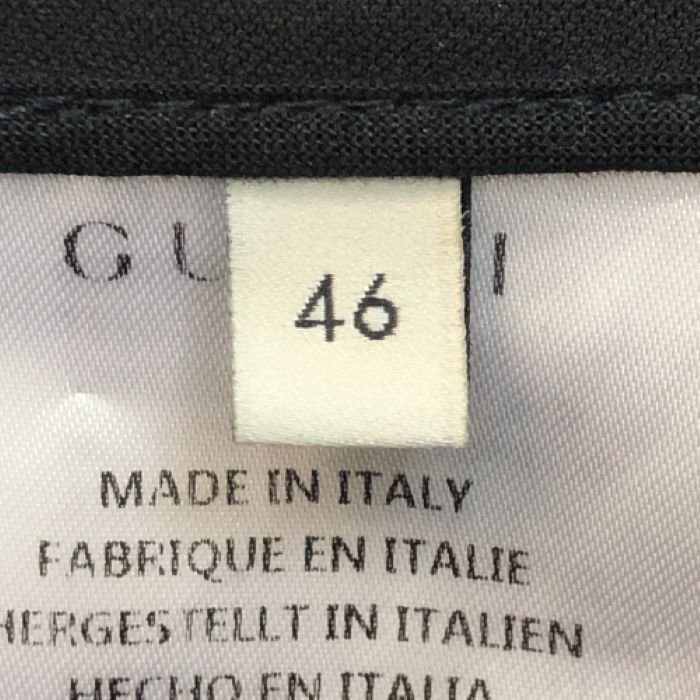 グッチ GUCCI 18SS サイドラインギャバジンストレッチロングパンツ