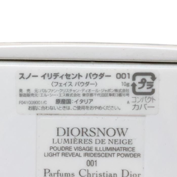 [ как новый ][ прекрасный товар ] Dior Dior snow ili спуск пудра 001 пудра для лица cosme косметика 