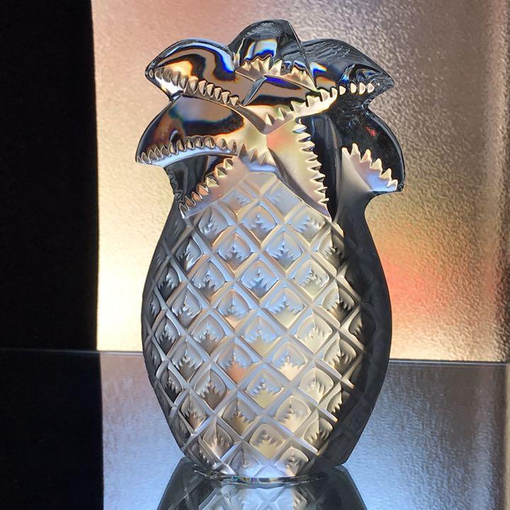 グランドセール BACCARAT パイナップルフィギュリン珍しいバカラ作品