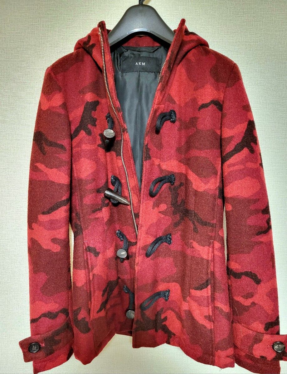 生まれのブランドで 美品【AKM】ダッフルコート 0 黒 ショート丈 管NO