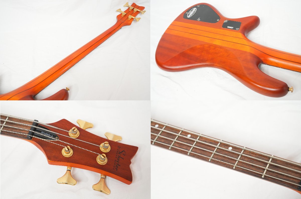 国内在庫国内在庫エレキベース SCHECTER STILETTO STUDIO-4 中古 器材