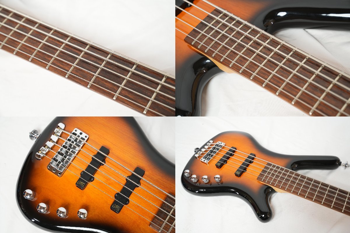 *WARWICK*Rock Bass Series Corvette 5st Vintage Sunburst 5 string base Warwick 2011 year made condition excellent *