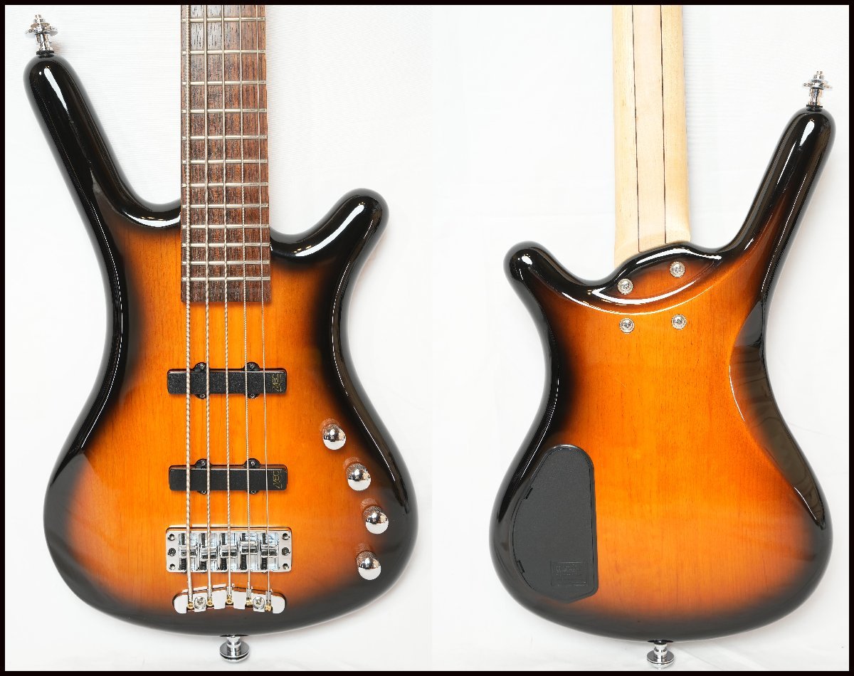 ★WARWICK★Rock Bass Series Corvette 5st Vintage Sunburst 5弦ベース ワーウィック 2011年製 状態良好★の画像1