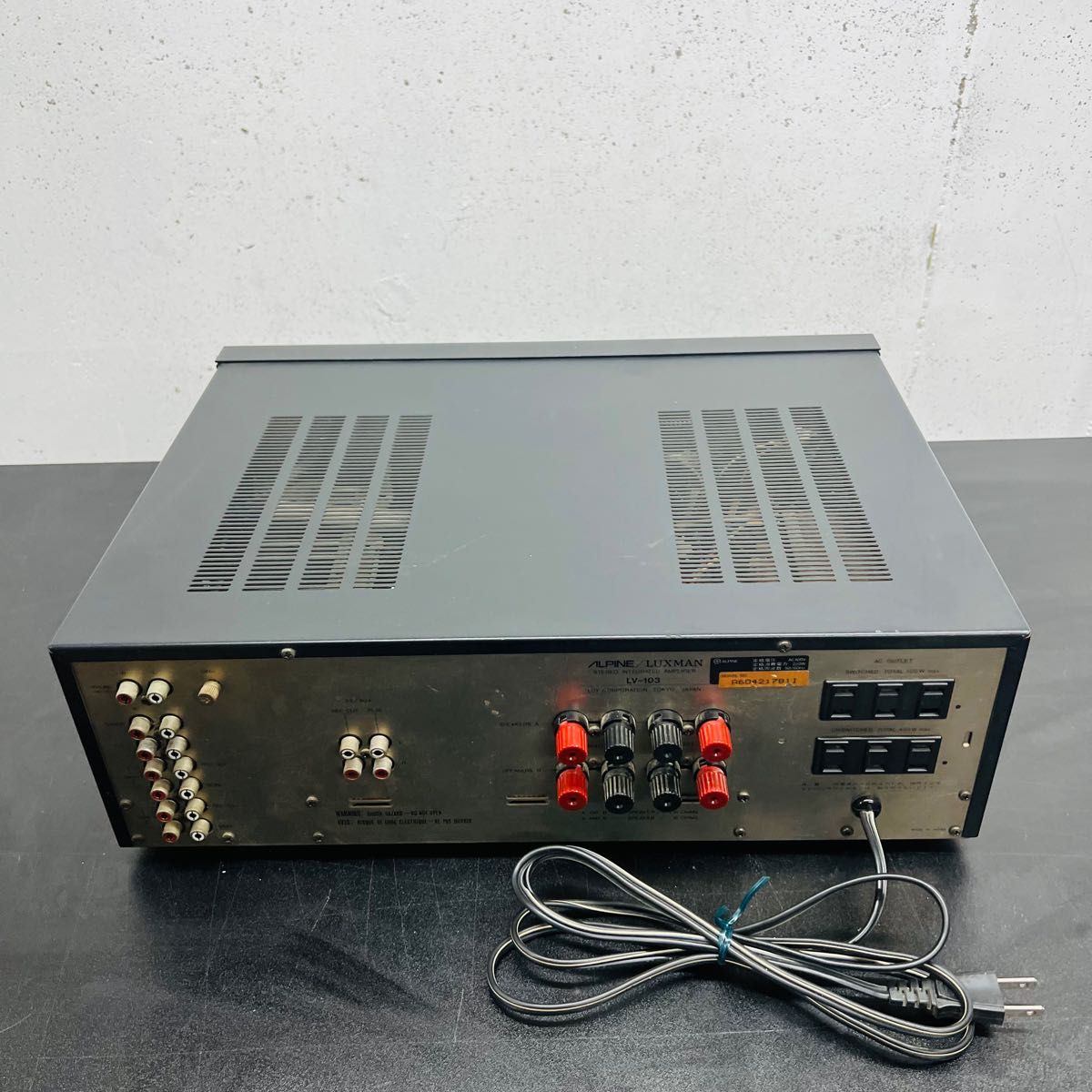 ALPINE LUXMAN LV-103 プリメインアンプ 80年代|Yahoo!フリマ ALPINE LUXMAN LV-103 プリメインアンプ 80年代|Yahoo!フリマ