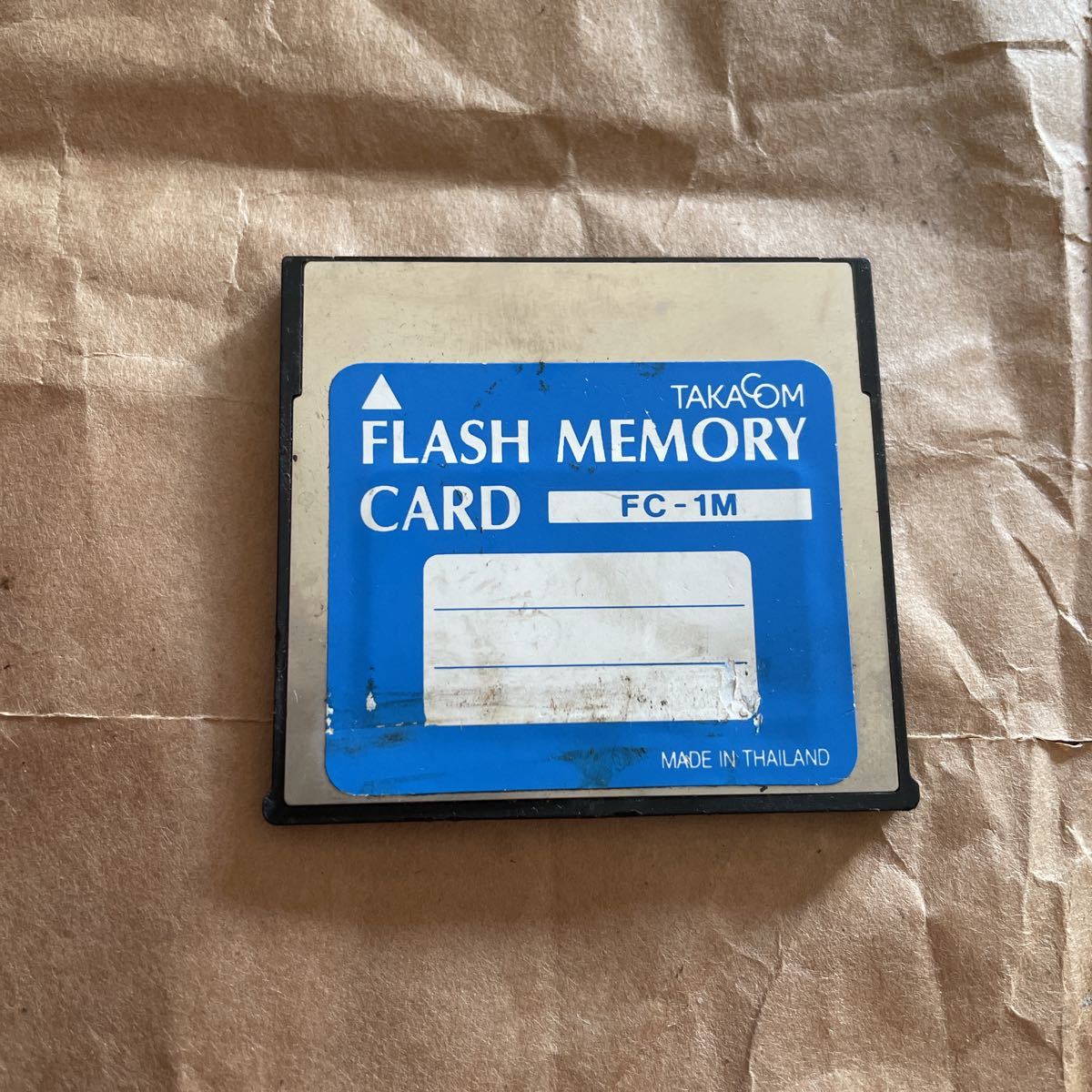 タカコム TAKACOM FLASH MEMORY CARD FC-1M メモリーカード　送料無料 現状品_画像1