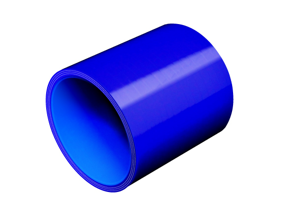 シリコンホース ショート 同径 内径 Φ70mm 青色 ロゴマーク無し ラジエーターホース インタークーラー インテーク 接続 ホース 汎用品_画像1