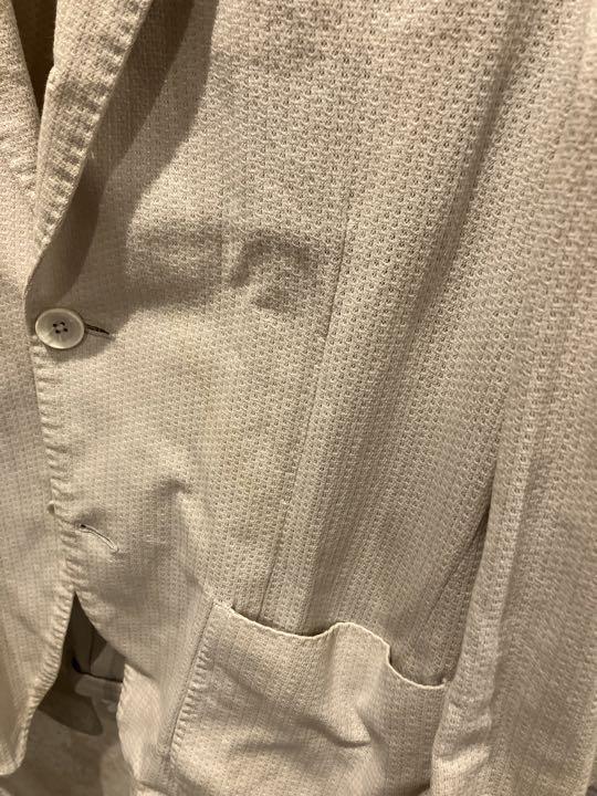 LARDINIラルディーニ 白ホワイトジャケット イタリア製 44 レオン LEON