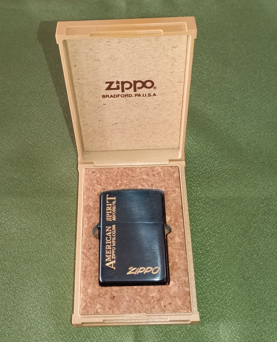 Zippo/ジッポー AMERICAN SPIRIT 1995年製　アメリカン スピリット　ケース付き_画像1
