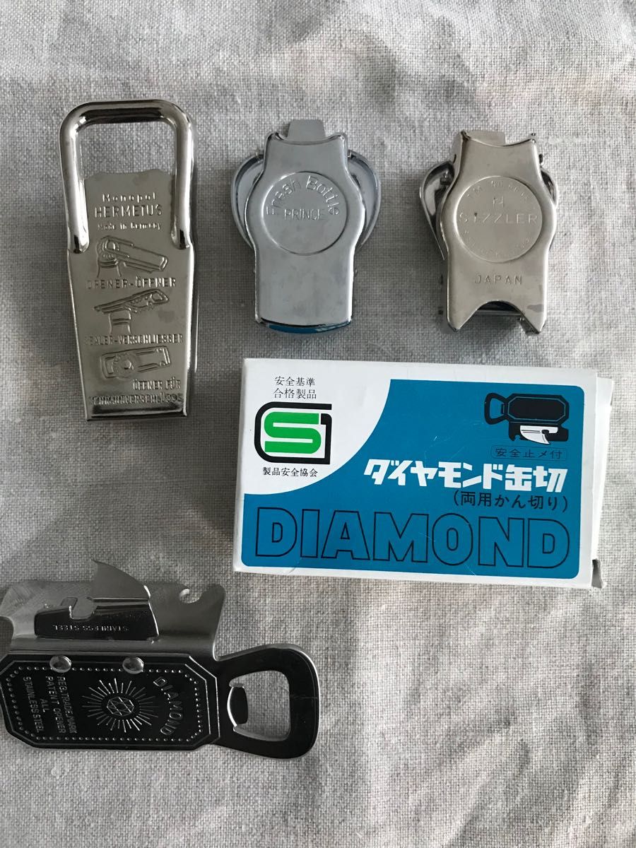 4個セット】ダイヤモンド缶切 栓抜き 栓止め ビン栓どめ|Yahoo 4個セット】ダイヤモンド缶切 栓抜き 栓止め ビン栓どめ|Yahoo