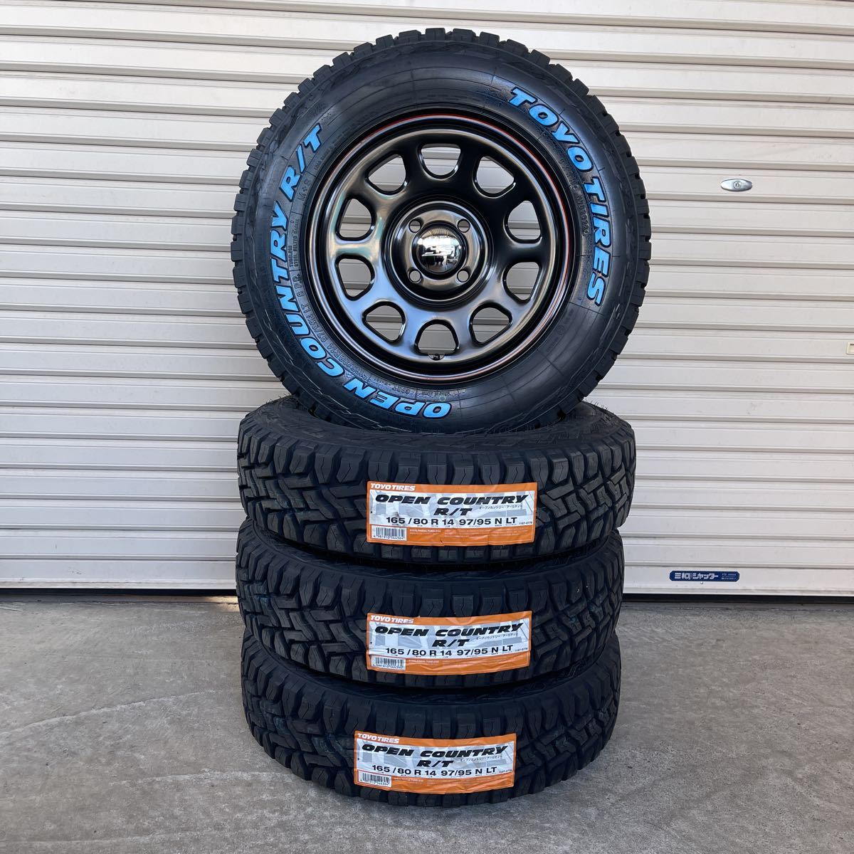 DAYTONA SS◇ TOYOオープンカントリーRT 165/80R14ホワイトレター